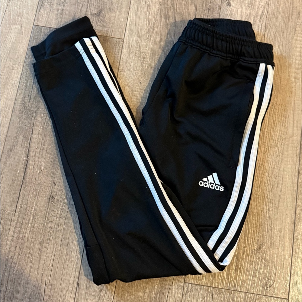 Adidas Kids Black Joggers